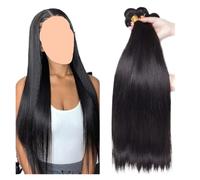 Mayfair cheveux humains droits paquets noirs vendeurs de en gros(16inches)