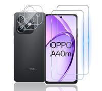 Mayfun Verre Trempé pour OPPO A60 5G / OPPO A40/A40m 4G, [2+2 Pièces] Protecteurs d'écran et 3D Caméra Arrière Protecteur, 9H Dureté, Anti-Rayures Sans Bulles HD Film Vitre Protection écran