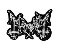 MAYHEM Black Metal Écusson Patch en fer brodé sur accessoire