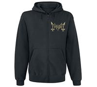 Sweat-shirt zippé à capuche de Mayhem - Daemon - M à XXL - pour Homme - noir L