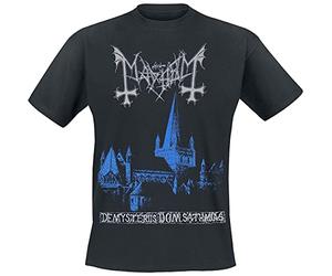 MAYHEM De Mysteriis Dom Sathanas Homme T-Shirt Manches Courtes Noir L