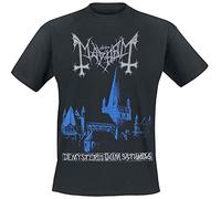 MAYHEM De Mysteriis Dom Sathanas Homme T-Shirt Manches Courtes Noir XL