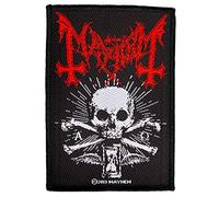 Mayhem Écusson Alpha Omega tissé et sous licence, multicolore, S