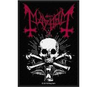 Mayhem - Patch "Alpha Omega Daemon", tissu tissé RO8368 (taille unique) (Noir/Rouge/Blanc)