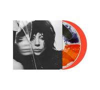 Mayhem Split Orange Black Liquid with Neon Orange Lady Gaga