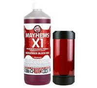 Mayhems - X1 Liquide de refroidissement prémélangé pour ordinateur - Série écologique, 1 litre, berserker blood red (rouge-sang)