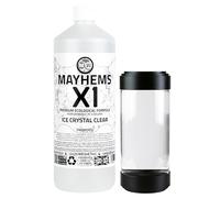 Mayhems - X1 Liquide de refroidissement prémélangé pour ordinateur - Série écologique, 1 litre, ice crystal clear (claire)