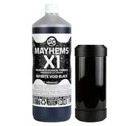 Mayhems - X1 Liquide de refroidissement prémélangé pour ordinateur - Série écologique, 1 litre, Infinite void black (noire)