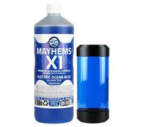 Mayhems - X1 Liquide de refroidissement prémélangé pour ordinateur - Série écologique, fluorescent UV, 1 litre, electric ocean blue (bleu)