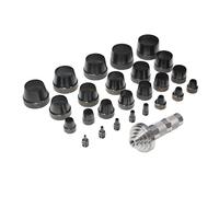 Mayhew Tools 66002 Lot de 27 poinçons creux (SAE) Noir 1/8" à 2"