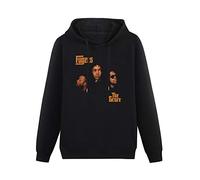 MAYILI Warm Sweatshirts Fugees The Score Lauryn Hill Pras Wyclef Jean Vinyl 90'S Hip Hop R&B Rap Heavyweight Hooded Black S