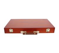 MAYINGLON Boîte Bijoux Femme Accessoires Dessin, Chevalet En Bois Coloré, Accessoires De Glamping, Boîte De Peinture, Étui Pour Stylo À Huile D'aquarelle, Bureau(37 * 23 * 5cm)