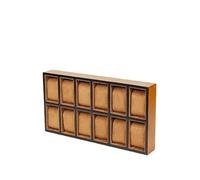 MAYINGLON Boîte Bijoux Femme Organisateur Antichoc Montres Plateau Boîtes Surprise Boîtier En Bois Montre Boîte D'affichage 30 Fente Montre Boîte De Rangement Grande Boite A Bijoux Femme(Type-B)