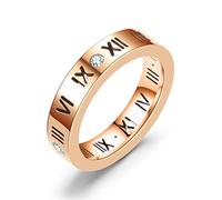 MAYIYAHO Bague en Diamant en Diamant Chiffres Romains de Style européen et américain Toute l’année