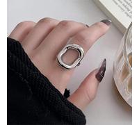 MAYIYAHO Hollow Geometric Open Cuff Finger Rings pour Femmes Filles Nouvelle Mode Trendy Bijoux Cadeau Party Mariage