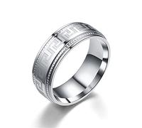 MAYIYAHO Nouvelle Bague de Base en Acier Inoxydable pour Hommes Femmes avec Ligne Noire Bande de Mariage Classique Bijoux de Couleur Or et Argent Bagues Cadeaux