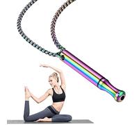 MAYJAI Respiration Respiration consciente, Respiration Anapana, sifflet d'anxiété, méditation à chaîne Soli, Collier Portable pour réduire