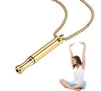 MAYJAI Respiration Consciente, Anapana, sifflet d'anxiété, méditation à chaîne Soli, Collier Portable