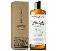 MAYJAM Glycérine Végétale Liquide 473ML pour Peau, Cheveux, Corps, Massage
