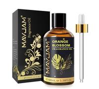 MAYJAM Huile Essentielle de Fleur d'oranger 100ml, Huile de Parfumée de Qualité Supérieure pour Diffuseur d'Huiles Essentielles, Aromathérapie, Humidificateur