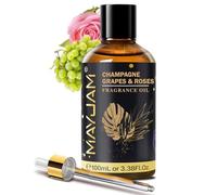 MAYJAM Huile Parfumée de Raisins Et Roses De Champagne pour Diffuseur 100ML | Huile Essentielle de Raisins Et Roses De Champagne pour Humidificateur d'Huiles Essentielles, Aromathérapie, DIY