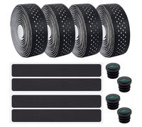 MAYJOYDIY 4 rouleau de Ruban Adhésif pour Guidon de Vélo, Ruban Noir Protection Respirante pour Guidon de Vélo Diverses Poignées Équipements D'Entraînement Armoire Tiroir Porte D'Armoire