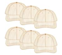 MAYJOYDIY 6 modèle de Patch de Casquette de Camionneur en Bois Palette de Modèles de Casquette de Camionneur Outil de Patchs Personnalisés pour Concevoir Vos Propres Chapeaux Spéciaux de Bricolage