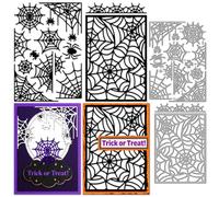 MAYJOYDIY Halloween Spider Web Metal Cutting Dies Cobweb Die Cuts Artisanat Bricolage Modèle de Gaufrage en Acier au Carbone Stencils pour la Fabrication de Cartes Scrapbooking Manuel Décoration