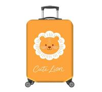 MAYJOYDIY Housse de Valise Animaux Mignons Lion Crinière Élastique Housse de Bagage Imprimé Manches Anti Rayures Lavable Protège Anti Poussière Taille L Pour Valise 26-28 Pouces/66cm-71cm