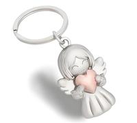 Maykafay Porte-clés Ange Gardien, Cadeaux d'anniversaire Idée Cadeau Accessoire, Rose
