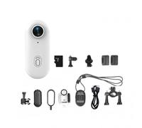 maykawe Caméra de sport d'action WiFi 1080p avec objectif grand angle 120 °, boîtier de batterie intégré, carte TF 32 Go, cordon magnétique, accessoires de montage