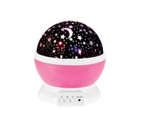 maykawe Veilleuse LED projecteur étoile 2 en 1 lampe de table Sky USB alimenté par piles cadeau pour la famille amis décoration de fête