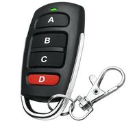 Maylatte Télécommande d'ouverture de porte de garage 433 MHz universelle | Clone avec porte-clés pour interrupteur lumière pour porte de garage pour interrupteur de volet roulant