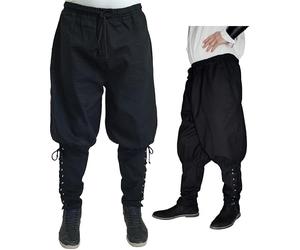 Maylynn Pantalon médiéval avec Poches et laçage - Viking/celte