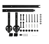 MAYMA 200cm Système de Porte Coulissante, Kit Rail et Coulissant