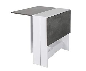 MAYMA Papillon, Table Pliante avec 2 Abattants,Table Console Pliable en Panneaux de Particules Melaminés,Table de Cuisine Salle a Manger Pliable Amovible,2-4 Personnes