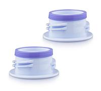 Maymom adaptateur de filetage pour biberon, convertisseur compatible avec tire-laits Spectra S1 S2 col large pour utiliser biberons col étroit Medela, Ameda, Lifefactory, Dr Brown