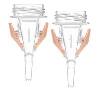 Maymom adaptateur pour sacs de lait à col large 2e génération, compatible avec Spectra et Avent, convient à la plupart des sacs de lait, accessoire compatible, lot de 2