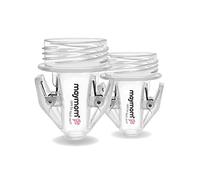 Maymom adaptateurs pour sacs de conservation du lait maternel, compatibles avec Avent et S1 S2 à col large, matériau transparent sans BPA, stérilisation à l’eau bouillante