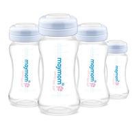 Maymom biberon large col de collecte et stockage de lait maternel 9 oz avec disque SureSeal, compatibles avec tire-laits Spectra S1, S2, 9+ et Avent