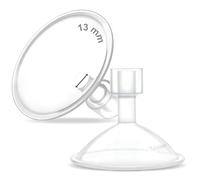 Maymom boucliers mammaires MyFit Crater Series 13 mm, conception en deux pièces, compatibles avec les pièces de tire-lait Medela, compatibles avec le connecteur MaxFlow Flex, lot de 2