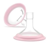 Maymom boucliers MyFit Pano 24 mm, compatibles avec tire-lait Medela (PersonalFit, Freestyle, Harmony, Maxi) et connecteur Freestyle Flex, pour connecteurs Maymom col large/étroit, lot de 2