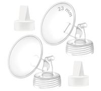 Maymom Bride de 23 mm et valve en bec de canard compatible avec Spectra S1 S2 9 Plus - Pièces de pompe non originales pour remplacer les pièces de pompe Spectra S2 - Bride de bec de canard
