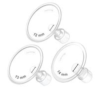 Maymom Brides MyFit Classic/Conical Goldie Pack - Ensemble 3 tailles (12/13/14 mm), compatibles avec tire-laits Medela et connecteurs Maymom base large ou étroite, sans BPA