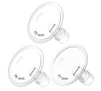 Maymom Brides MyFit Classic/Conical Goldie Pack - Ensemble 3 tailles (15/16/17 mm), compatibles avec tire-laits Medela et connecteurs Maymom base large ou étroite, sans BPA