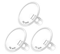 Maymom Brides MyFit Crater Goldie Pack - Ensemble 3 tailles (15/16/17 mm), compatibles avec tire-laits Medela et connecteurs Maymom base large ou étroite, sans BPA
