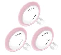 Maymom Brides MyFit Pano Goldie Pack - Ensemble 3 tailles (12/13/14 mm), compatibles avec tire-laits Medela et connecteurs Maymom base large ou étroite, sans BPA