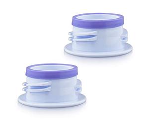 Maymom Changeur de filetage ou convertisseur de bouteille de 3e génération ; permet à la pompe Spectra S1 S2 d'utiliser la bouteille Medela, la bouteille Ameda (étroite), Lifefactory, Dr. Brown