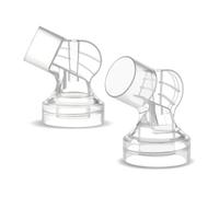 Maymom connecteur, compatible avec les tire-lait Medela Pump in Style, Symphony et Swing, compatible avec les boucliers mammaires Medela et Maymom, lot de 2