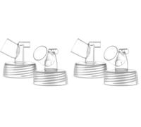 Maymom connecteurs à col large 2 pièces, compatibles avec Spectra S1 et S2, compatibles avec téterelles Medela PersonalFit, Pumpin Pal, Lansinoh et Maymom MyFit/Crater (Lot de 2)